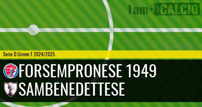 Forsempronese 1949 - Sambenedettese