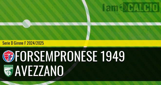 Forsempronese 1949 - Avezzano