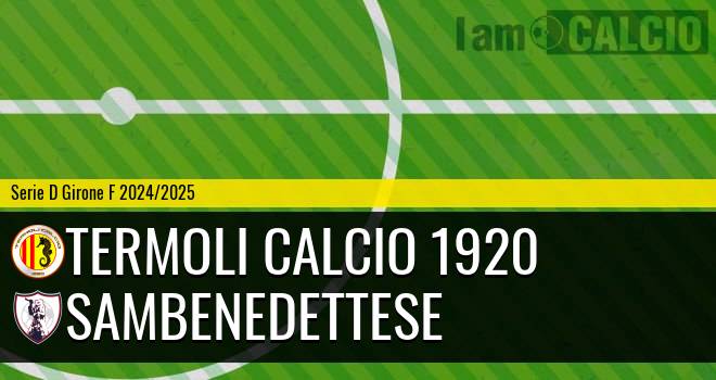 Termoli Calcio 1920 - Sambenedettese