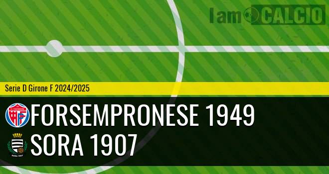 Forsempronese 1949 - Sora 1907