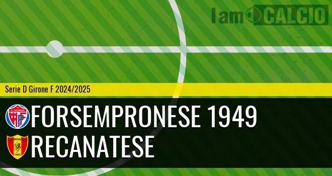 Forsempronese 1949 - Recanatese