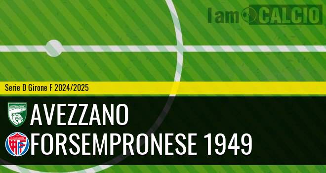 Avezzano - Forsempronese 1949