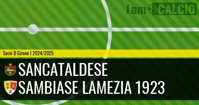 Sancataldese - Sambiase Lamezia 1923