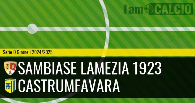 Sambiase Lamezia 1923 - CastrumFavara