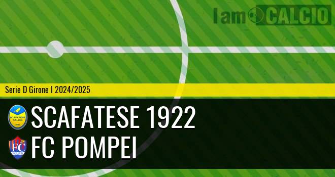 Scafatese - FC Pompei