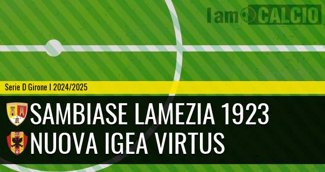 Sambiase Lamezia 1923 - Nuova Igea Virtus