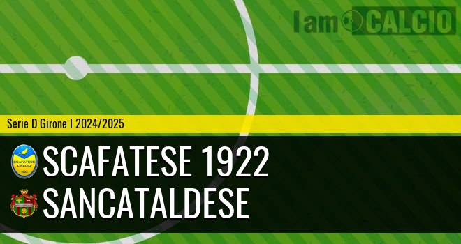 Scafatese - Sancataldese