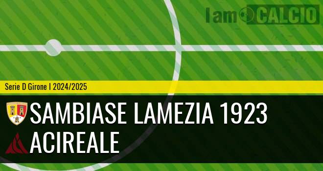 Sambiase Lamezia 1923 - Acireale