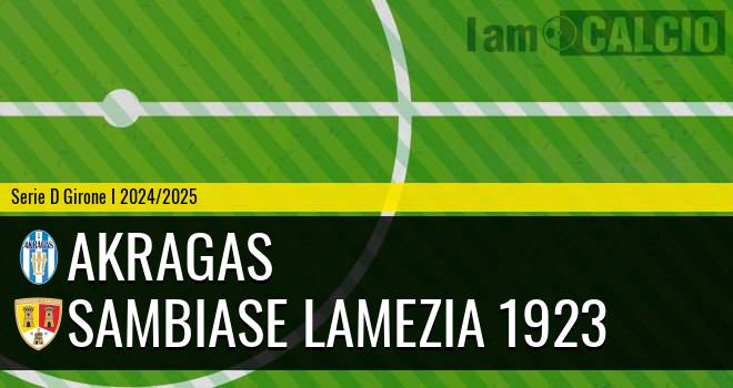 Akragas - Sambiase Lamezia 1923