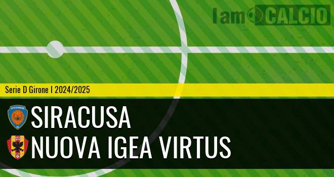 Siracusa - Nuova Igea Virtus