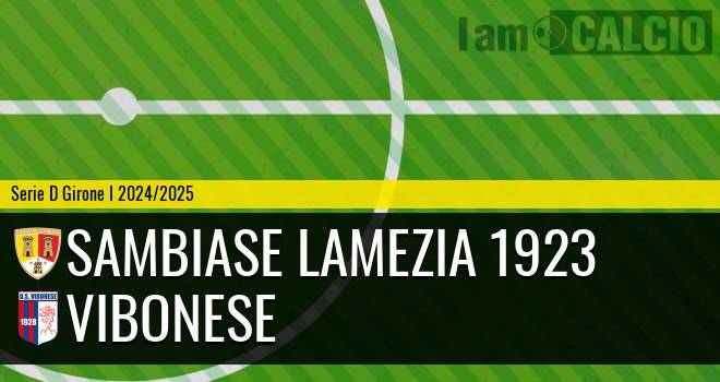 Sambiase Lamezia 1923 - Vibonese