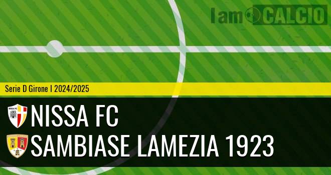 Nissa FC - Sambiase Lamezia 1923