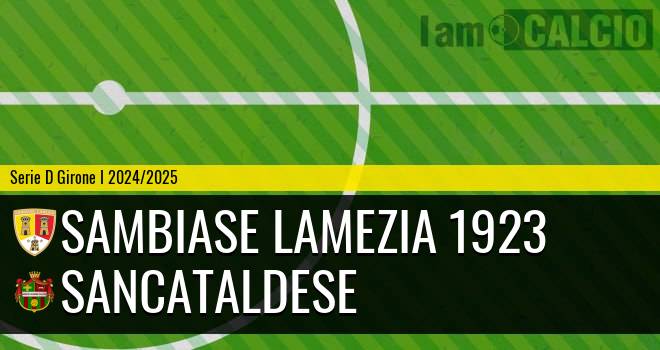 Sambiase Lamezia 1923 - Sancataldese