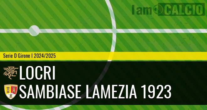 Locri - Sambiase Lamezia 1923