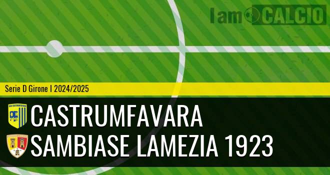 CastrumFavara - Sambiase Lamezia 1923