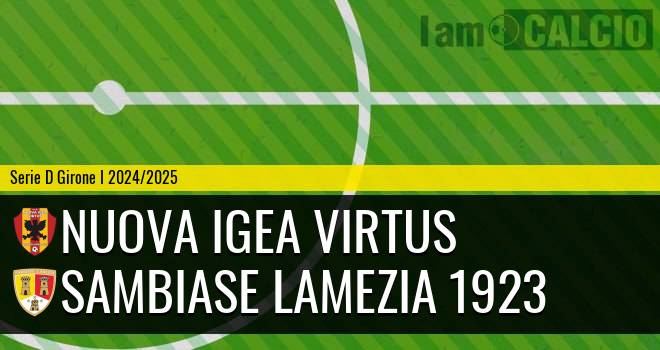 Nuova Igea Virtus - Sambiase Lamezia 1923