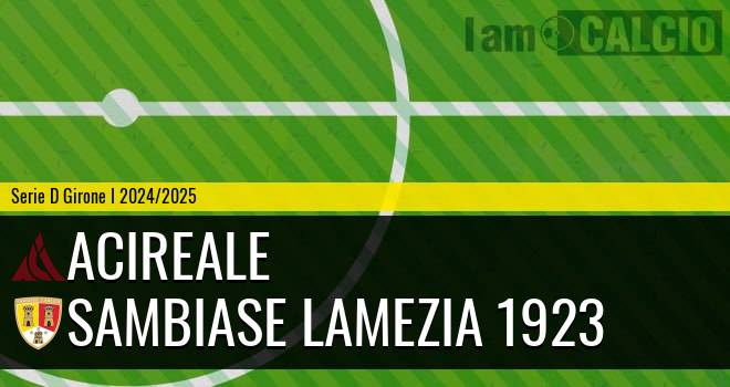 Acireale - Sambiase Lamezia 1923