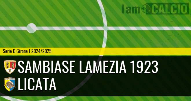 Sambiase Lamezia 1923 - Licata