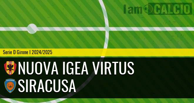 Nuova Igea Virtus - Siracusa