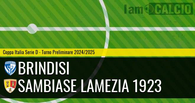 Brindisi - Sambiase Lamezia 1923