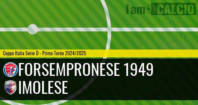 Forsempronese 1949 - Imolese