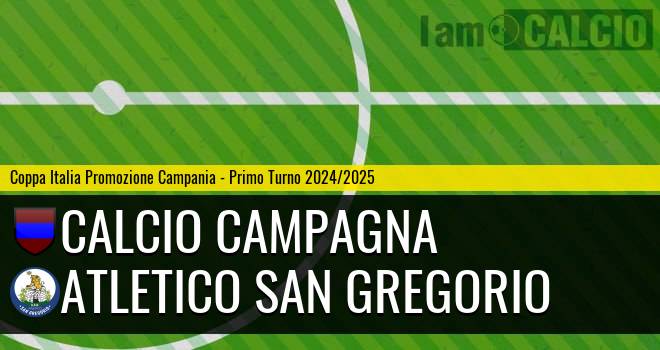 Calcio Campagna - Atletico San Gregorio