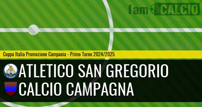 Atletico San Gregorio - Calcio Campagna