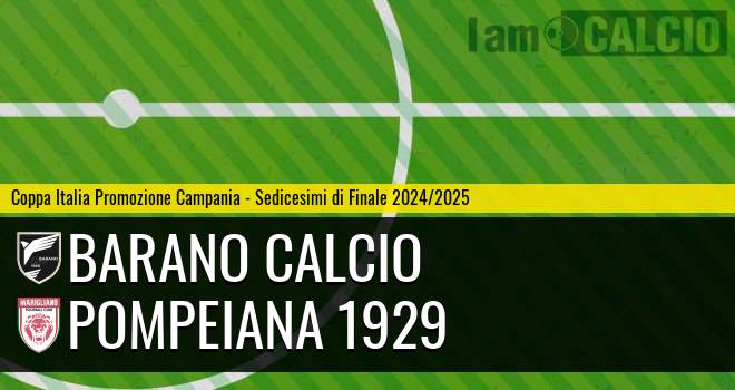 Barano Calcio - Pompeiana 1929