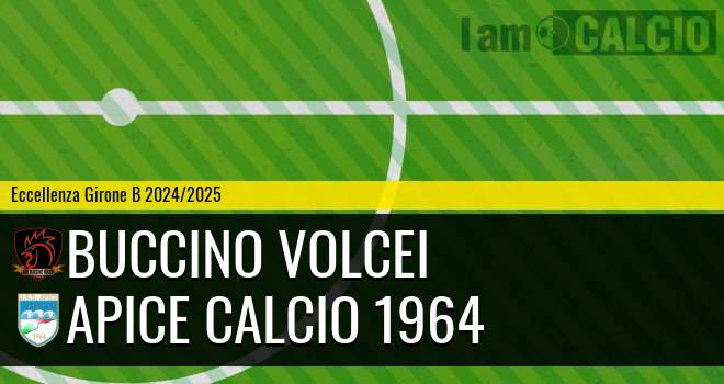 Buccino Volcei - Apice Calcio 1964