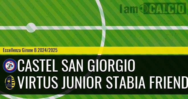 Castel San Giorgio - Virtus Junior Stabia Friends