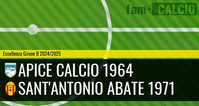 Apice Calcio 1964 - Sant'Antonio Abate 1971