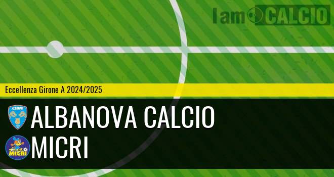 Albanova Calcio - Micri