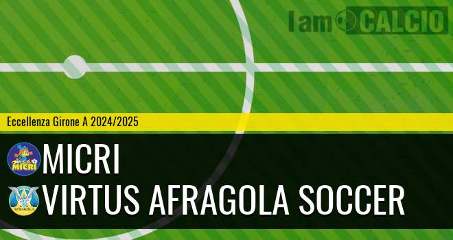 Micri - Virtus Afragola Soccer