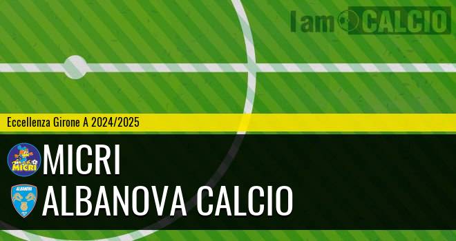 Micri - Albanova Calcio