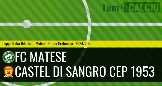 FC Matese - Castel di Sangro CEP 1953