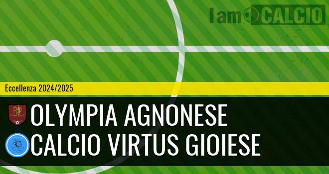 Olympia Agnonese - Calcio Virtus Gioiese