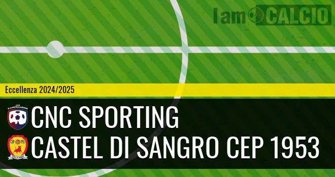 CNC Sporting - Castel di Sangro CEP 1953