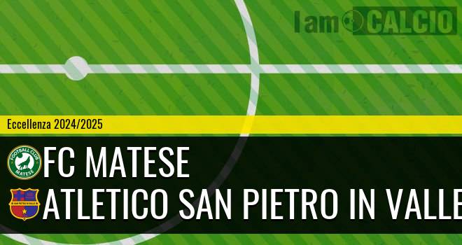 FC Matese - Atletico San Pietro in Valle