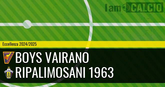 Boys Vairano - Ripalimosani 1963