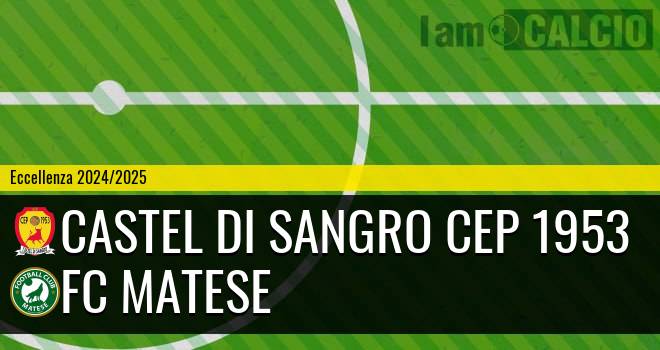 Castel di Sangro CEP 1953 - FC Matese