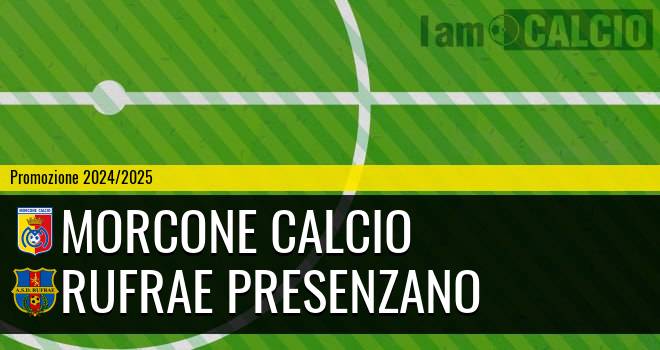 Morcone Calcio - Rufrae Presenzano