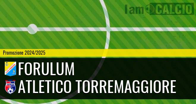 Forulum - Atletico Torremaggiore