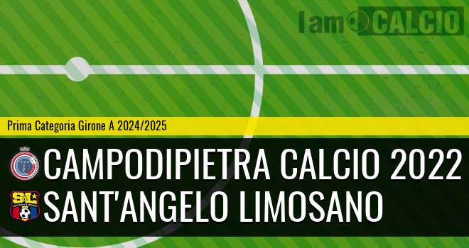 Campodipietra Calcio 2022 - Sant'Angelo Limosano