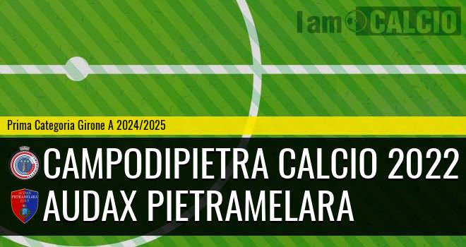 Campodipietra Calcio 2022 - Audax Pietramelara