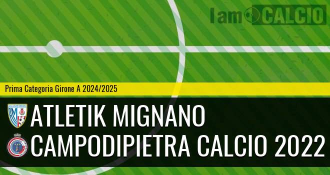 Atletik Mignano - Campodipietra Calcio 2022