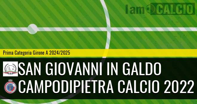 San Giovanni in Galdo - Campodipietra Calcio 2022