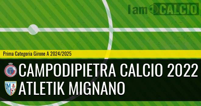 Campodipietra Calcio 2022 - Atletik Mignano