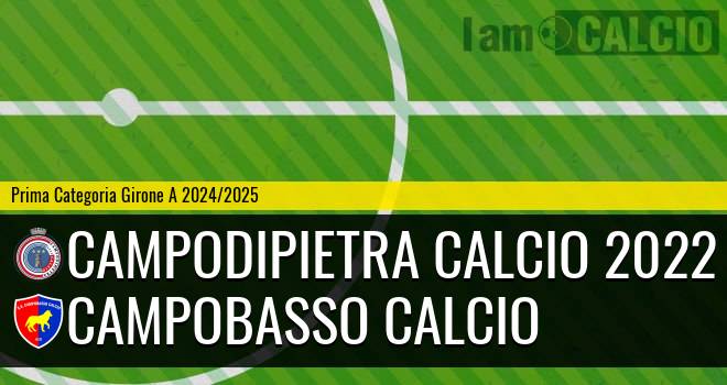 Campodipietra Calcio 2022 - Campobasso Calcio