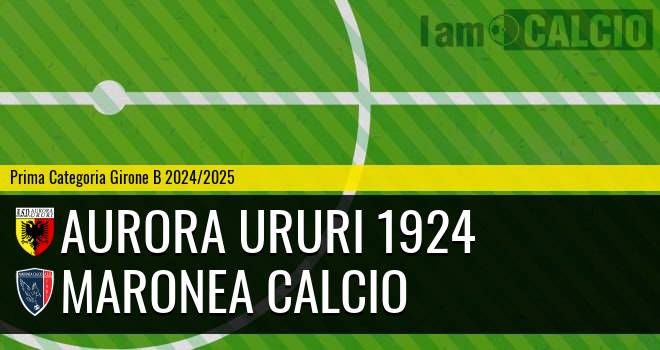 Aurora Ururi 1924 - Maronea Calcio