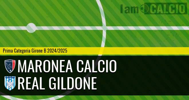 Maronea Calcio - Real Gildone